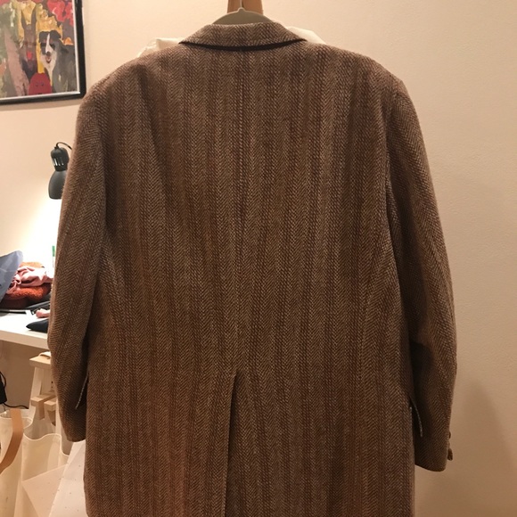 HARRIS TWEED vintage style tailored jacket - Picture 3 of 4